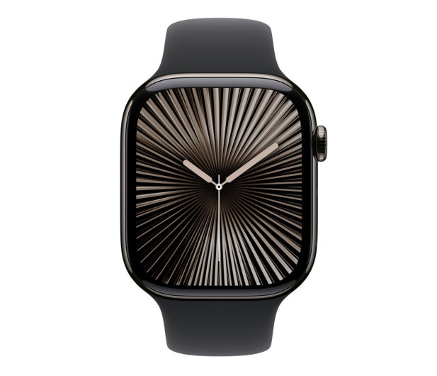 Apple OUTLET - Watch 10 46/Łupkowy Tytan/Czarny Pasek Sportowy S/M - 1326397 - zdjęcie 2
